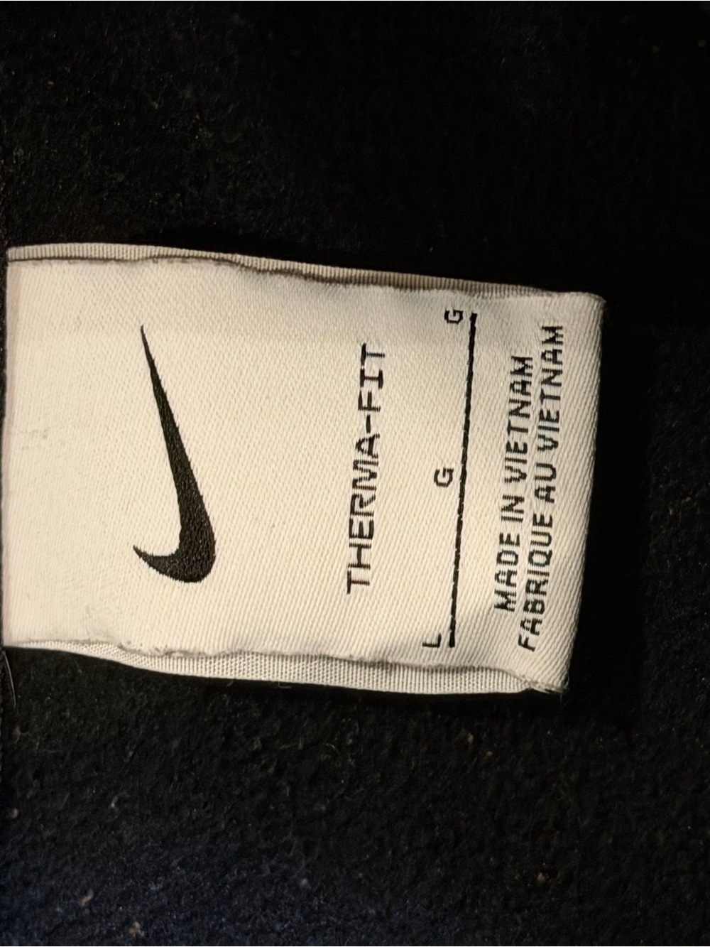 Mens Nike Dri-FIT Therma Long Sleeve 1/4 Zip Training Top Size LT Fleeced lined - Picture 4 of 5